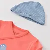 Bibaby Organik Zıbın Takımı 3lü Wild Flowers Coral