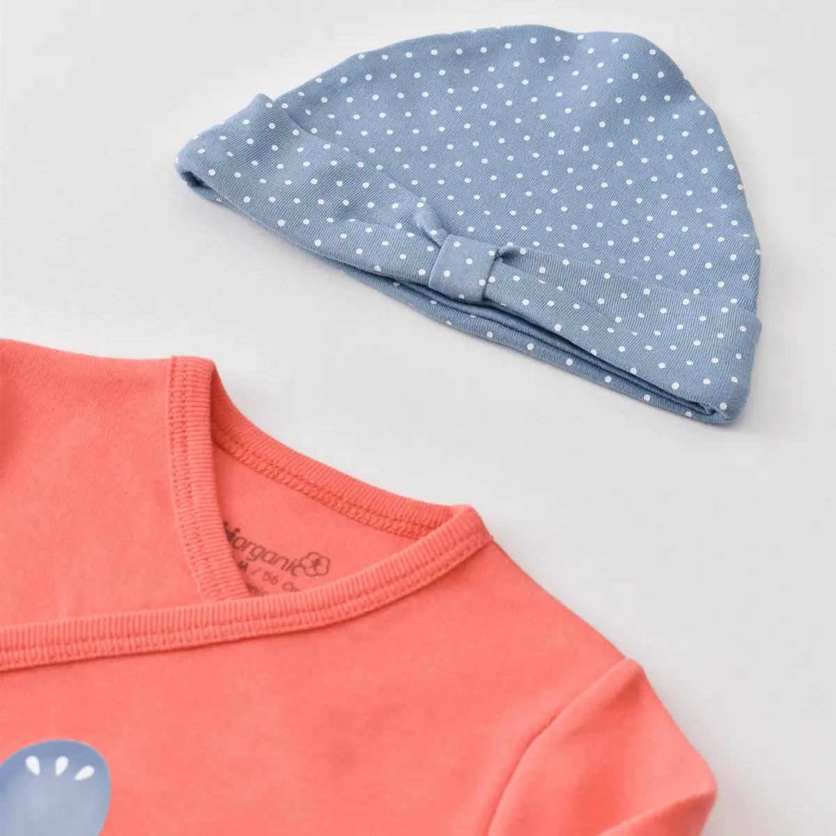 Bibaby Organik Zıbın Takımı 3lü Wild Flowers Coral