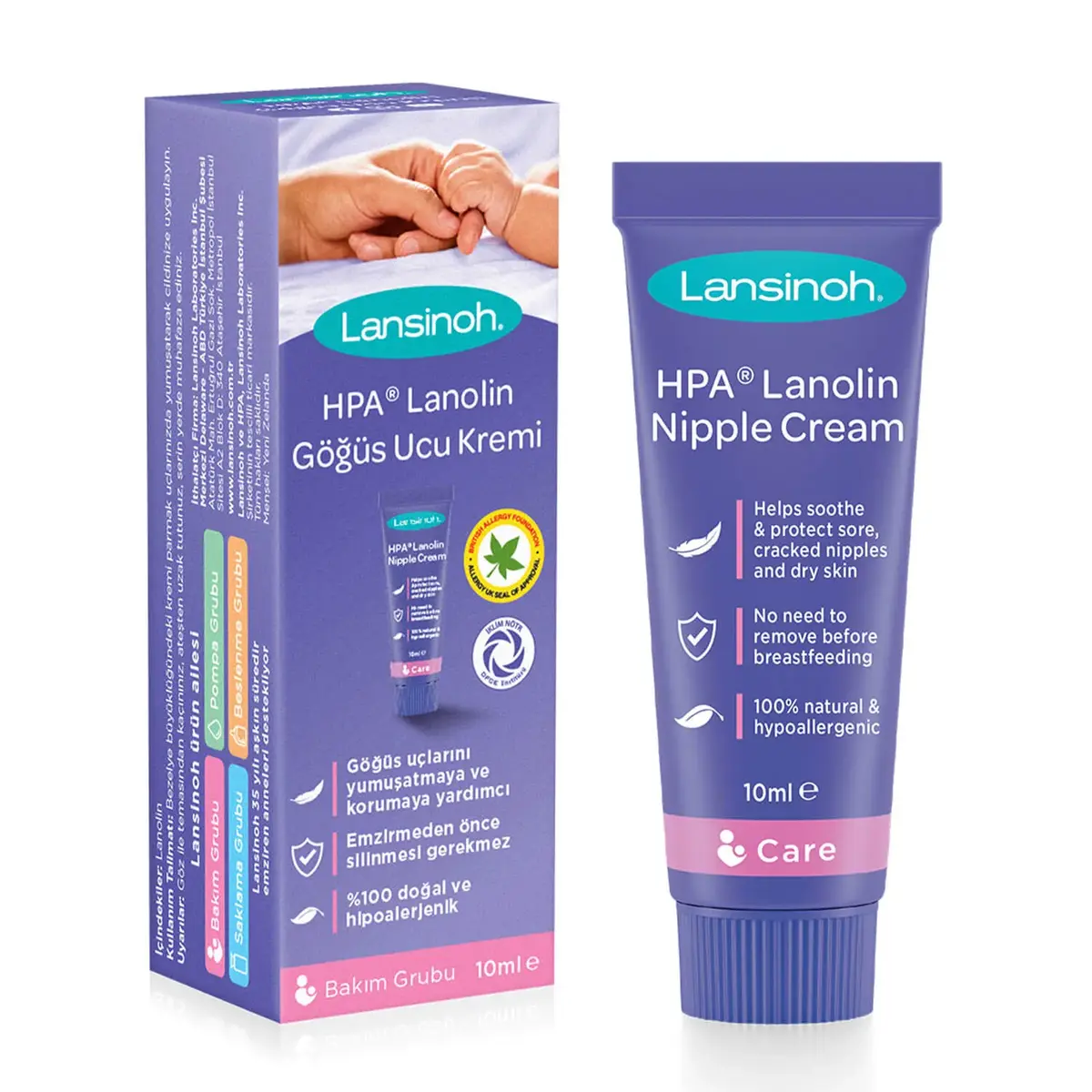 Lansinoh Lanolin Göğüs Ucu Kremi 10 ml