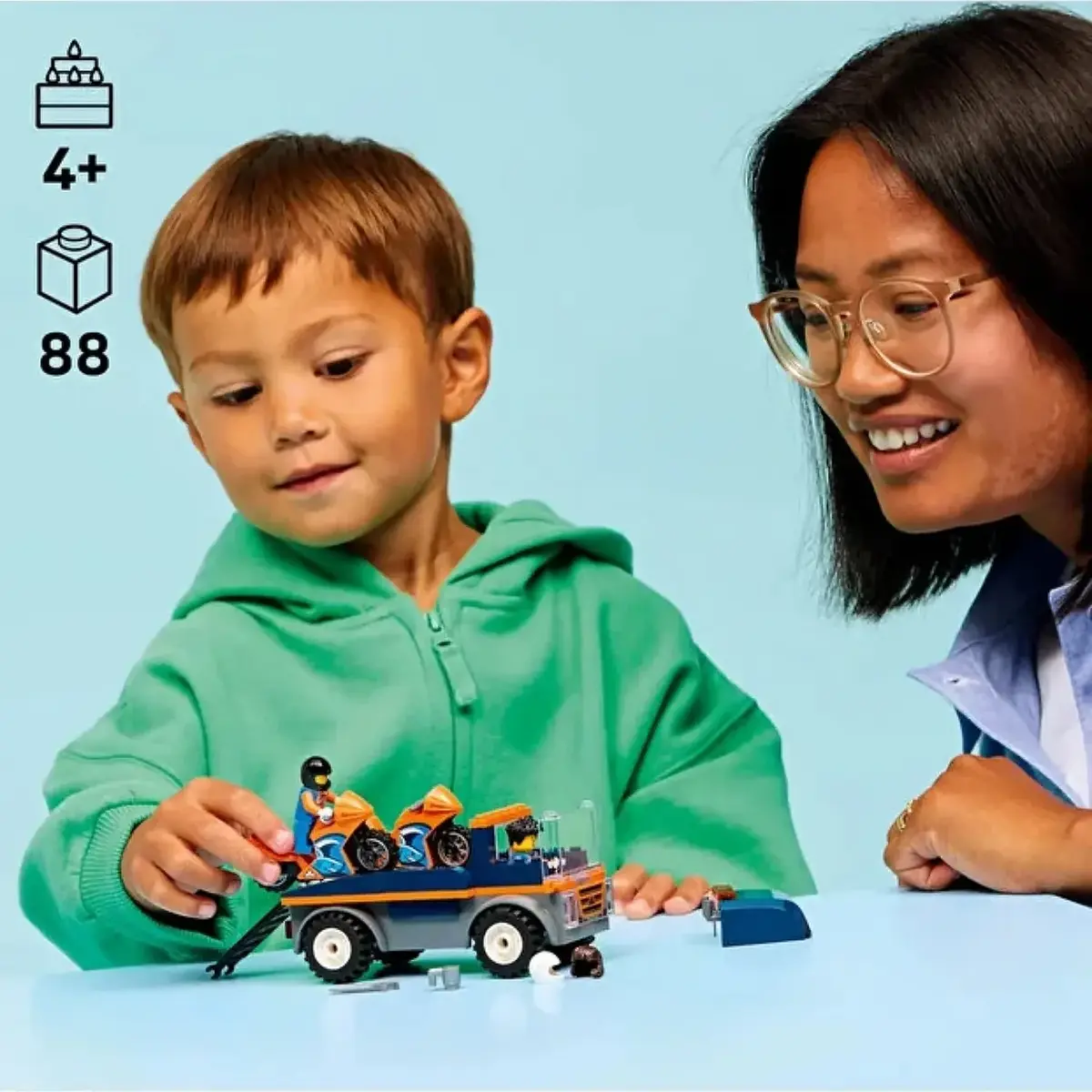 LEGO City Motosiklet Taşıyıcı 60491