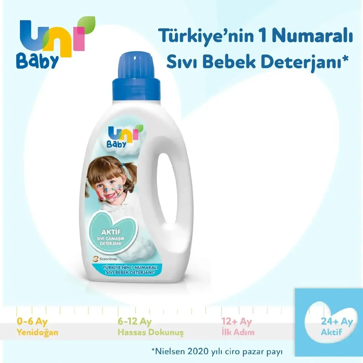Uni Baby Bebek Çamaşır Deterjanı 3x1500 ml