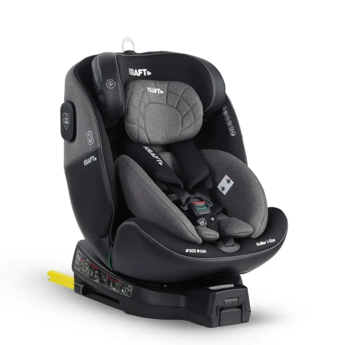 Kraft Galler I-Size Oto Koltuğu 0-36 Kg Black