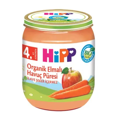 Hipp Organik Elmalı Havuç Püresi 125 gr