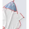 Bibaby Organik Bebek Bornoz Takımı Wild Flowers Coral