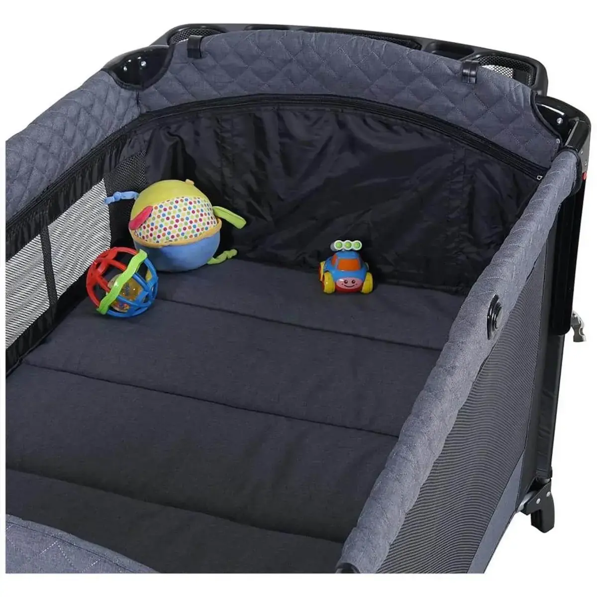 Prego 8040 Miami Premium Anne Yanı Oyun Parkı 70x120 cm Füme