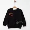 Bebolly Sweatshirt Snap Baskılı Siyah