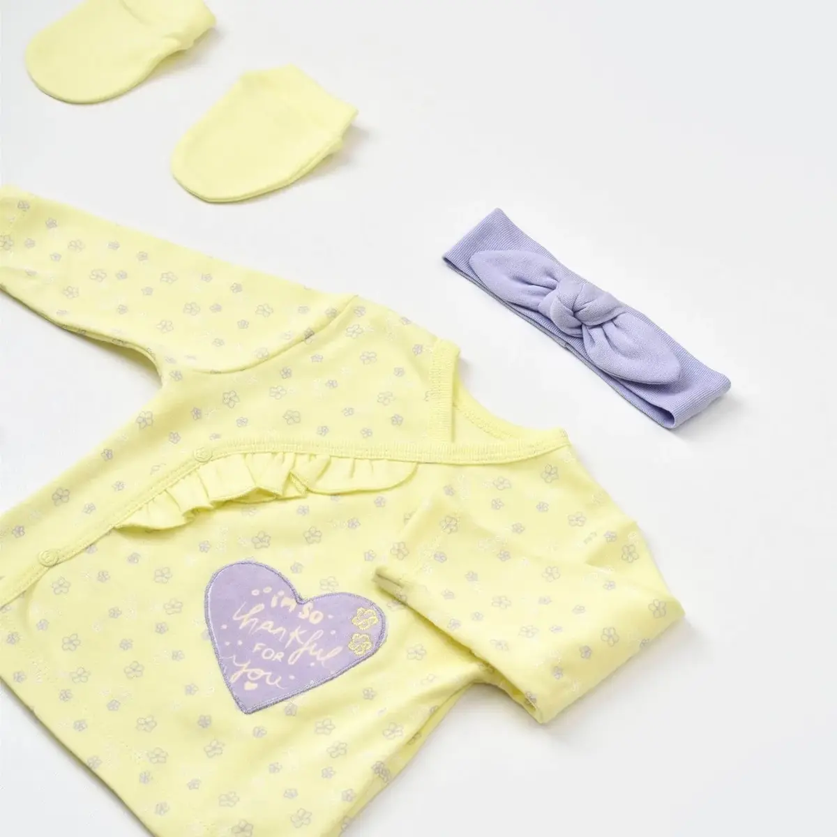 Bibaby Hastane Çıkışı 5li Organik Love You Lavender