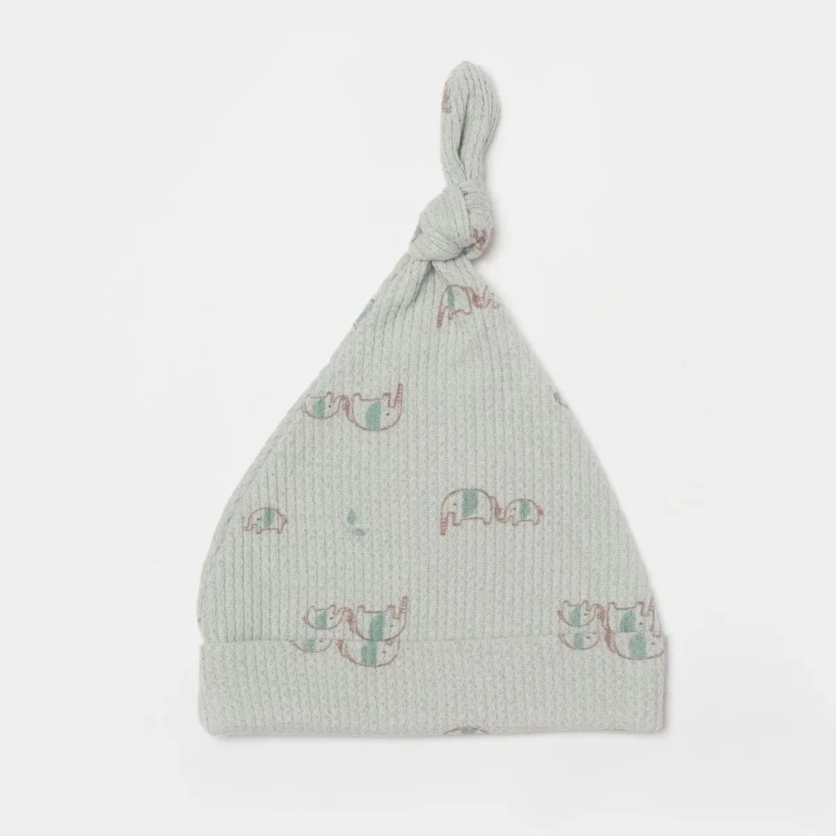 Bibaby Organik Zıbın Takımı 3lü Waffle I Love My Mama Bej - Mint