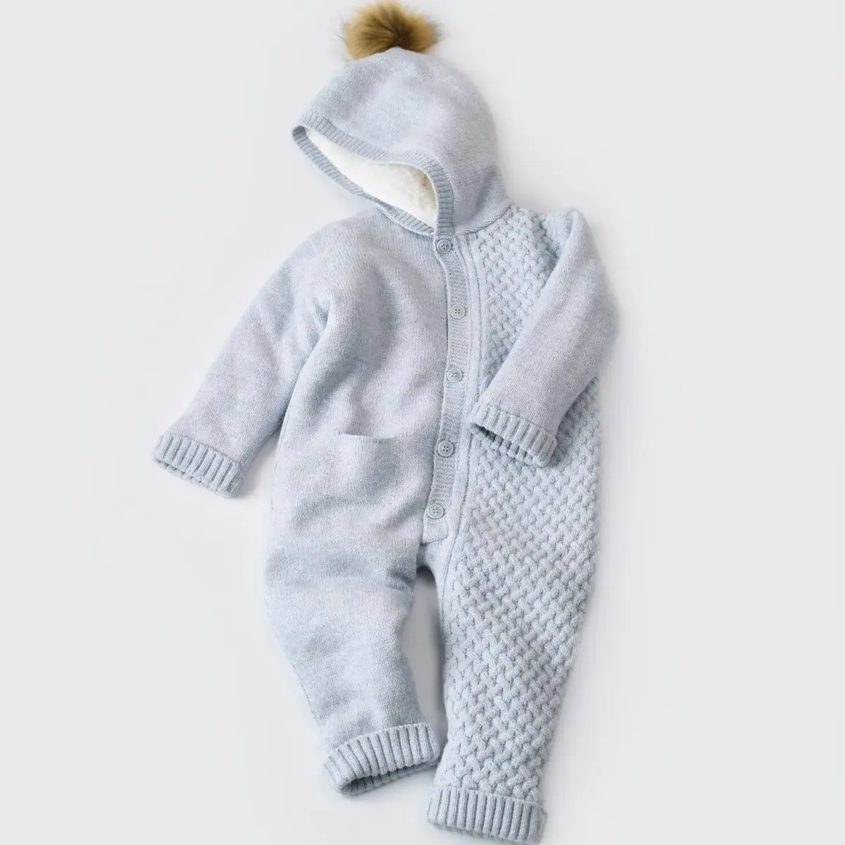 Bibaby Tulum Cepli Welsoftlu Triko Mavi