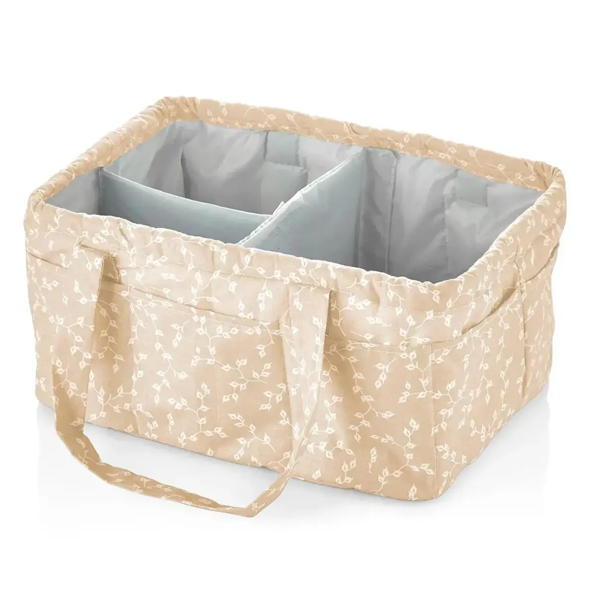 Babyjem Katlamalı Anne ve Bebek Organizer Somon Çiçek