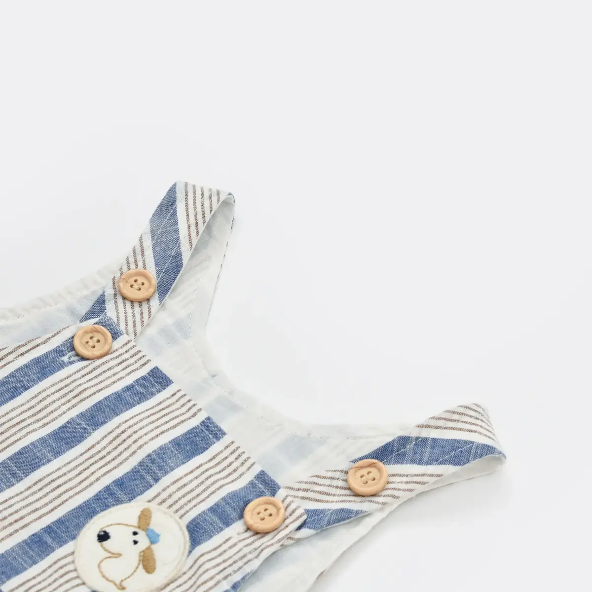 Bibaby Salopet Tulum Stripe Sytle Lacivert - Bej