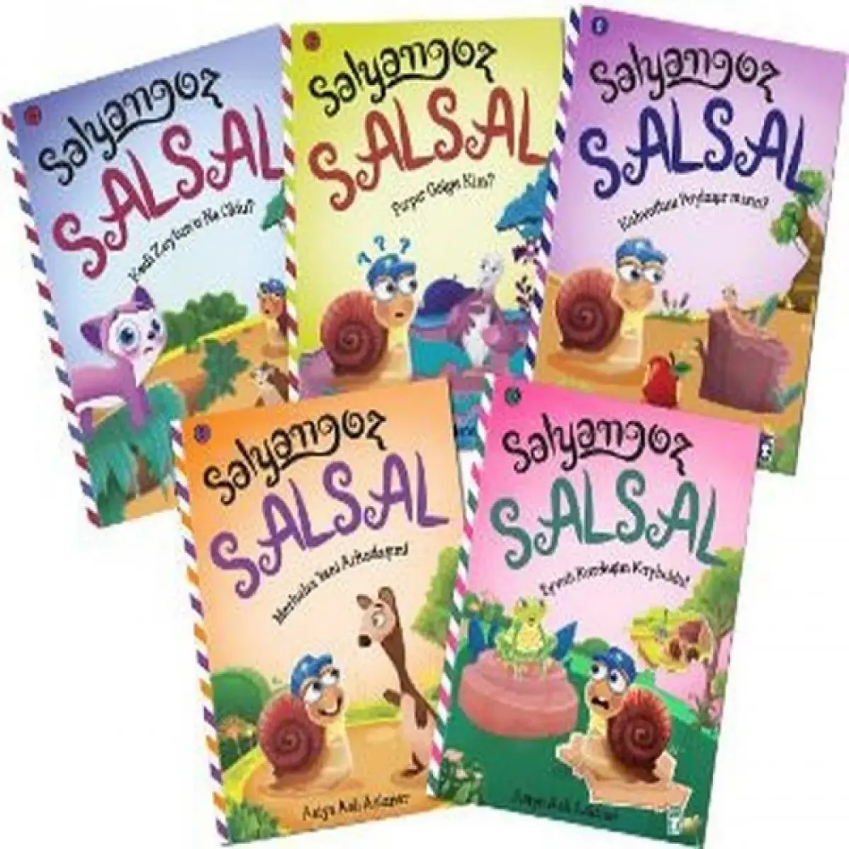 Salyangoz Salsal 2 Set 5 Kitap