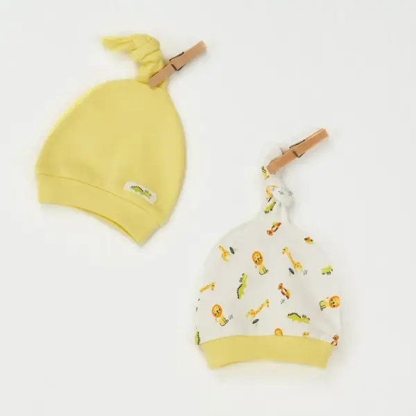 Andy Wawa Şapka 2li Cute Curocodile Sarı