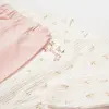 Bibaby Organik 2li Takım The Flowers Ekru - Pembe