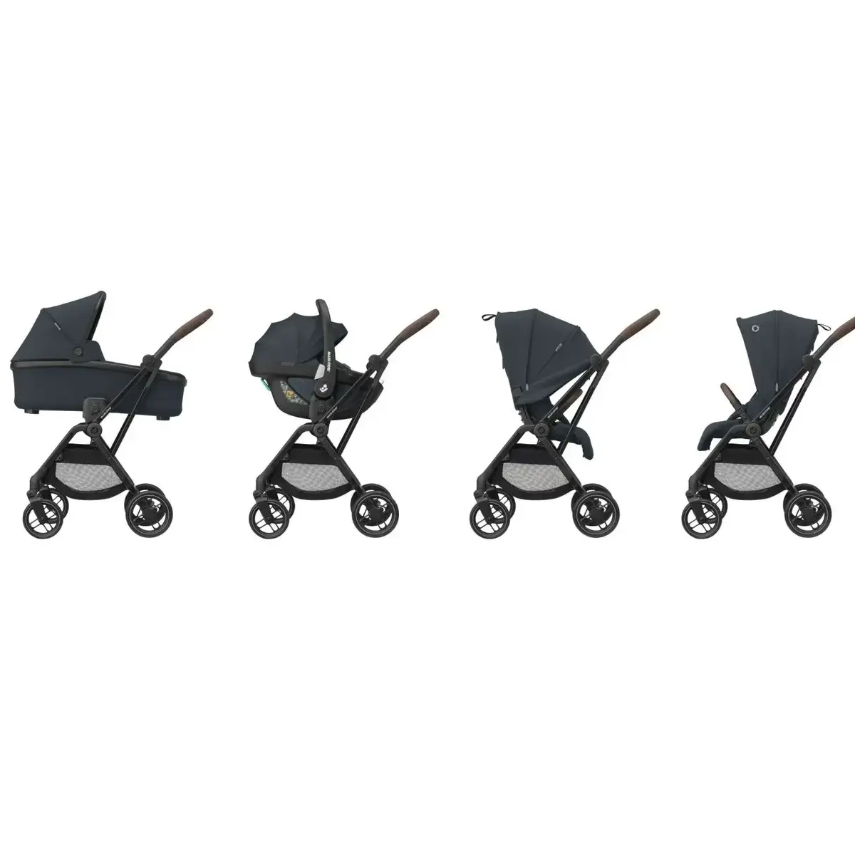 Maxi-Cosi Leona2 Bebek Arabası Essential Graphite