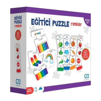 Ca Games Eğitici Puzzle - Renkler