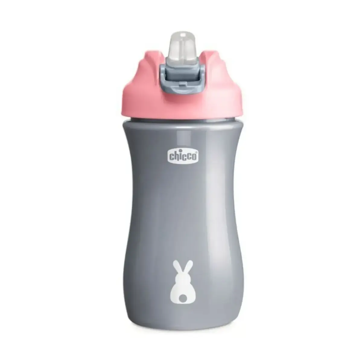 Chicco Pipetli Çocuk Su Matarası Kız Pembe 350ml