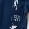 Winimo T-Shirt Are There Yet Baskılı Lacivert