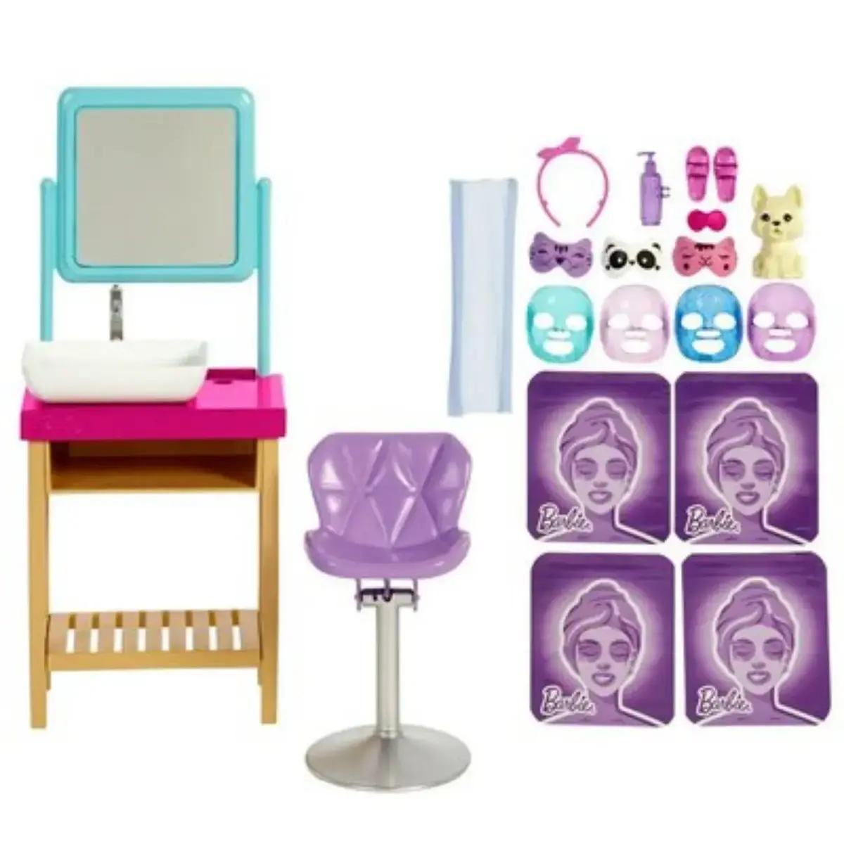 Barbie Welness Işıltı Dolu Spa Günü Oyun Seti