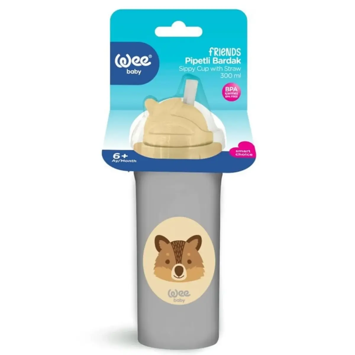 Wee Baby Friends Pipetli Bardak 300 ml