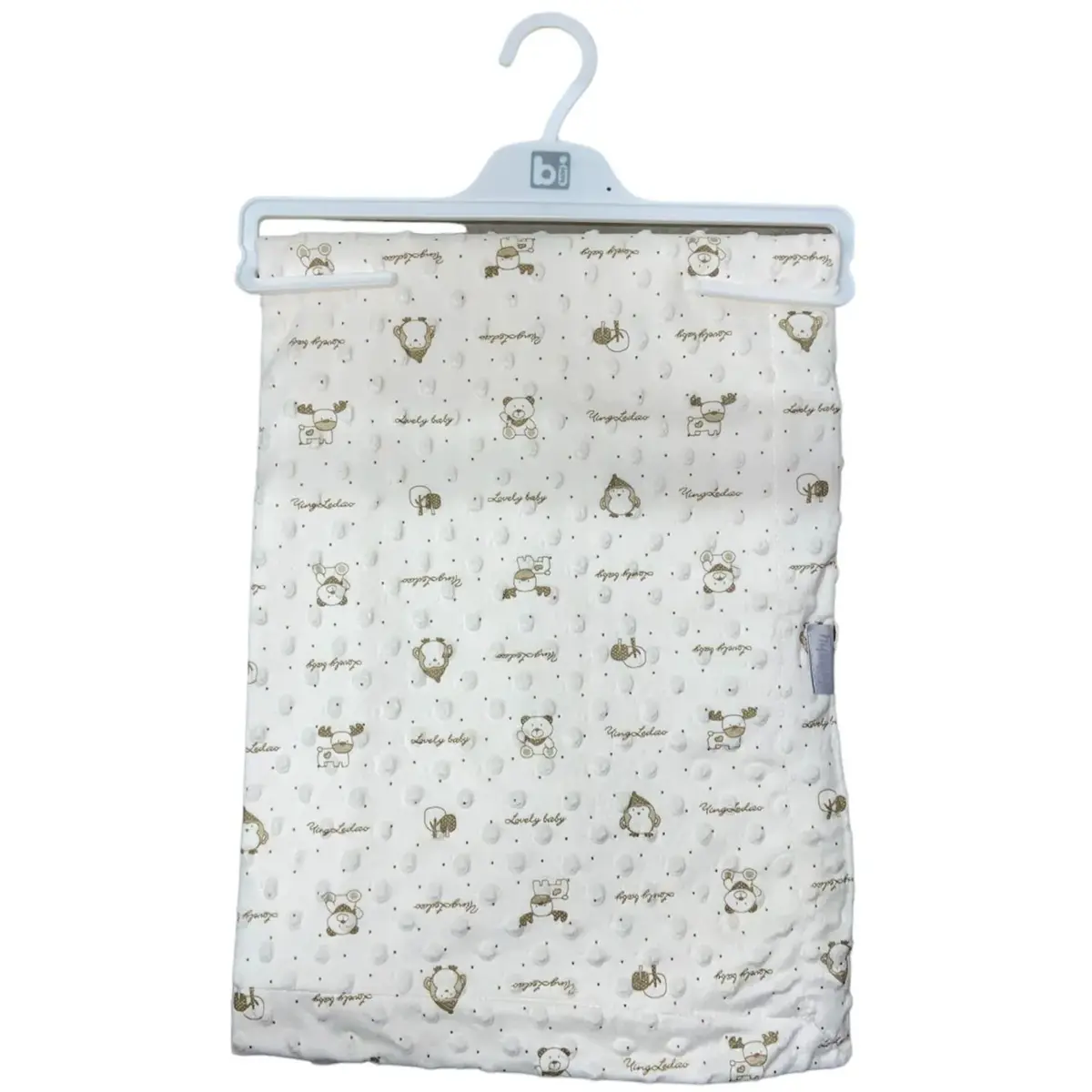 Bibaby Battaniye Desenli Büyük Scoop Ekru Bibaby Battaniye Desenli Büyük Scoop Ekru