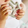 OiOi Annenin Eli Diş Kaşıyıcı 3+ Ay Aqua Green