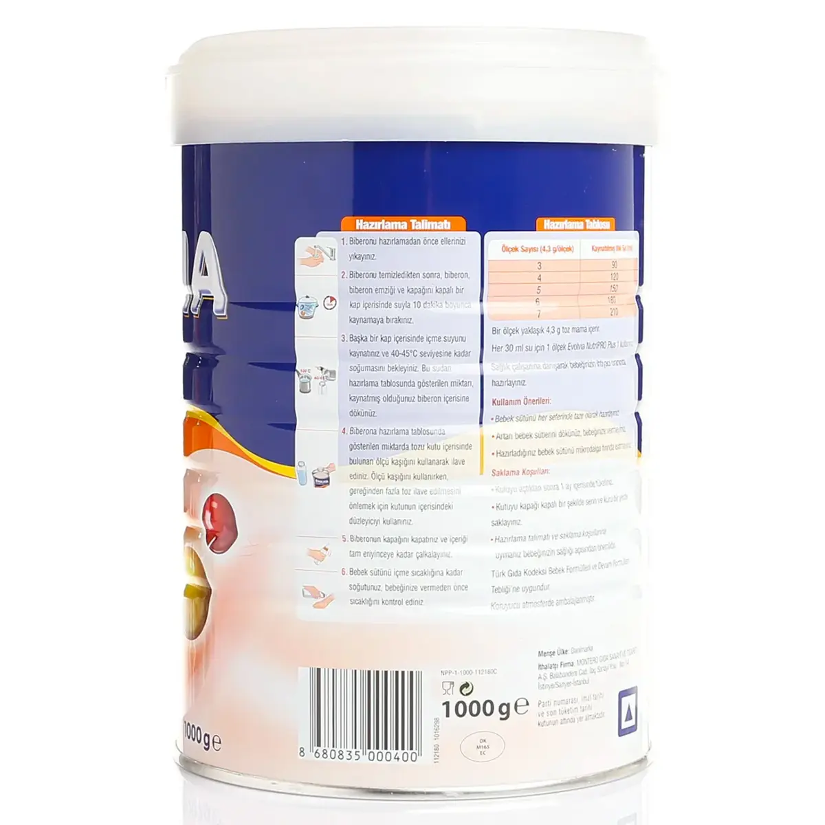 Evolvia Nutripro Plus 1 Devam Sütü 1000 Gr