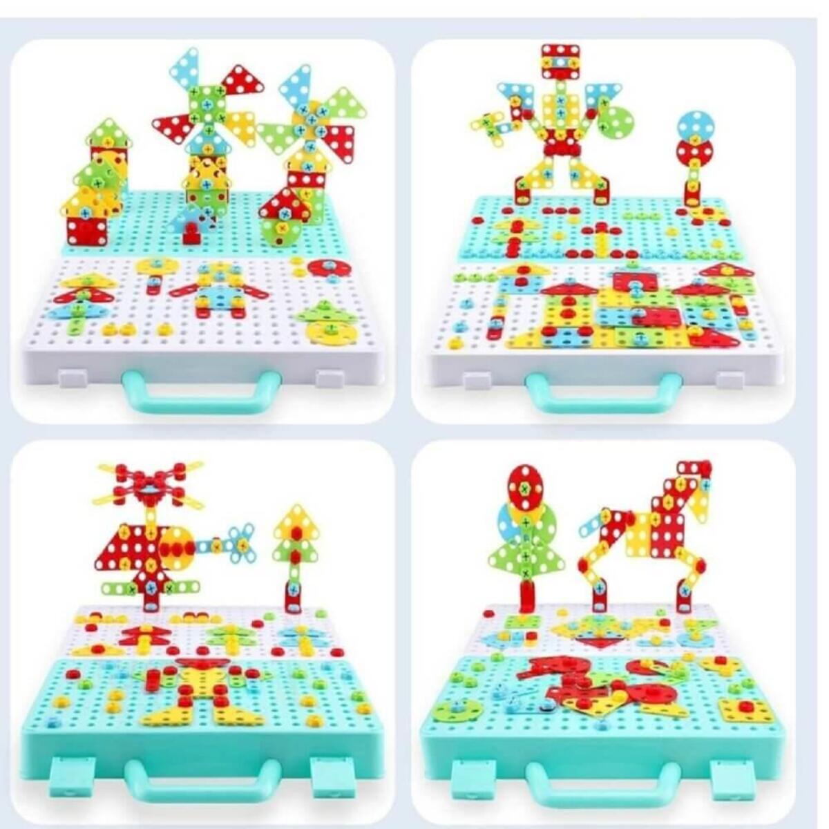 Eğitici Matkap Seti Hayvanlar 3D Stem Creative