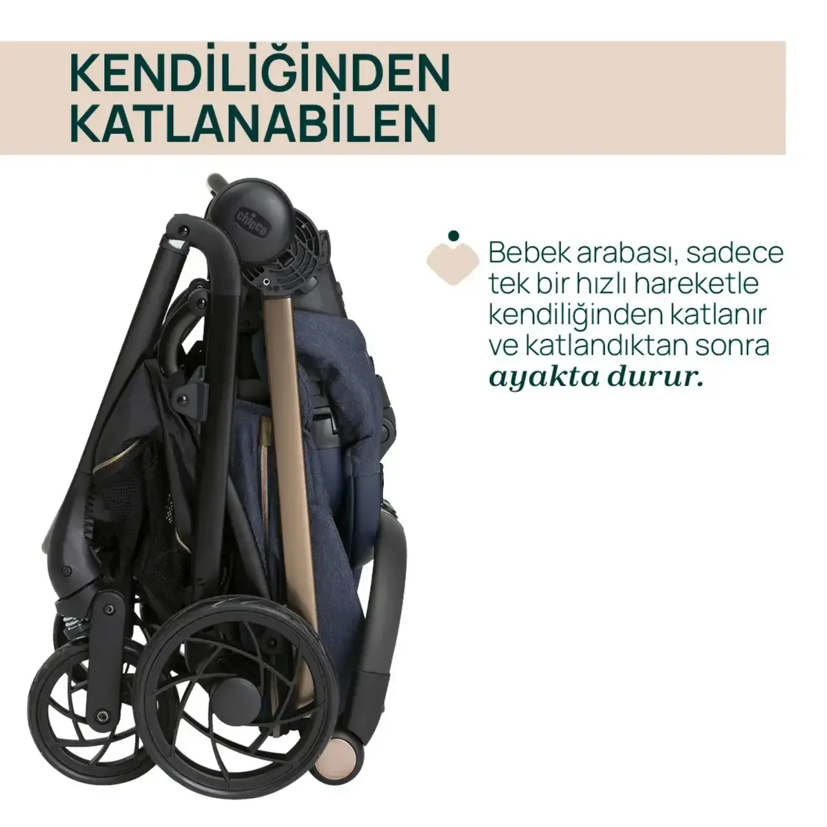 Chicco One4Ever Lounge Travel Sistem Bebek Arabası Denim Shine