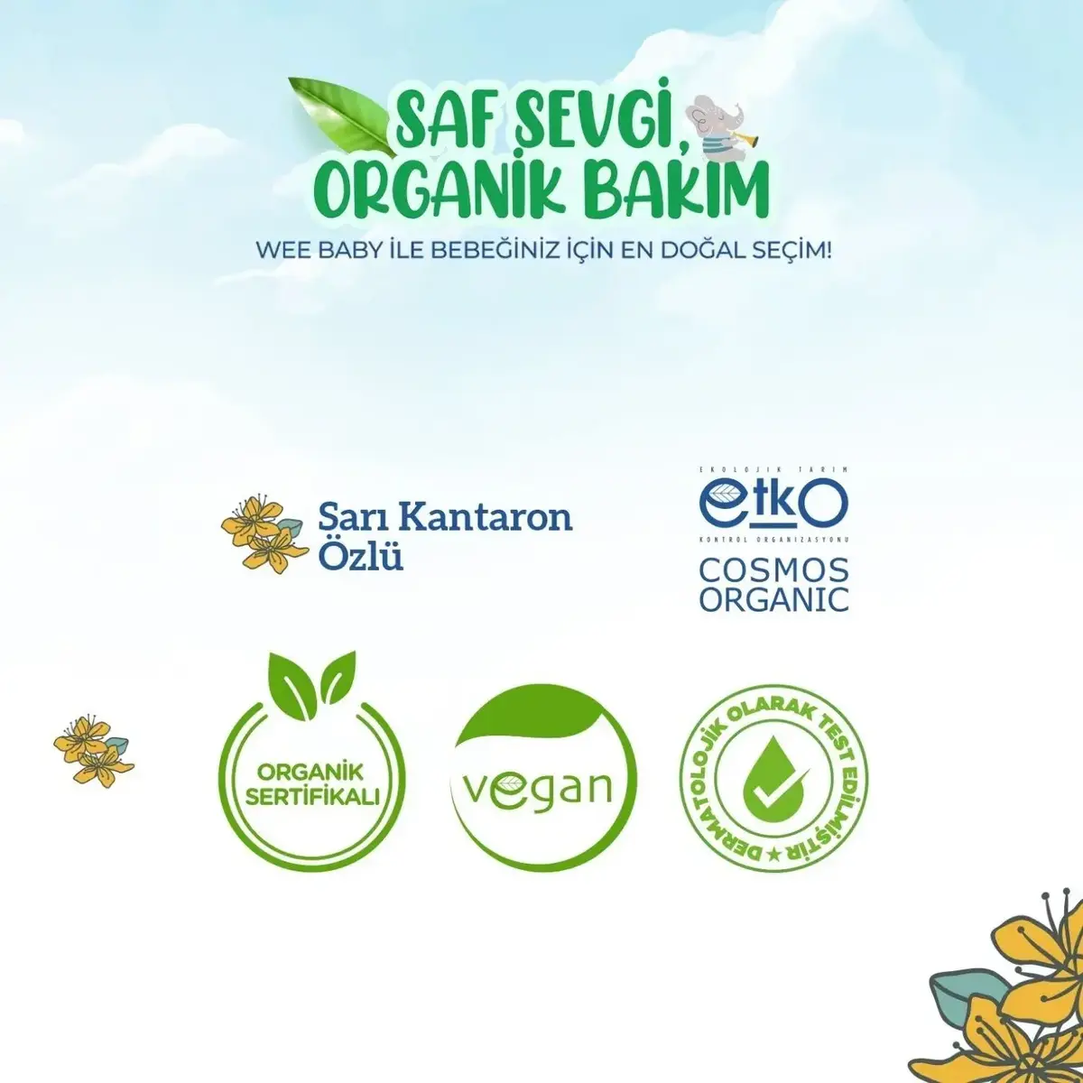 Wee Baby Organik Sertifikalı Pişik Kremi 75 ml