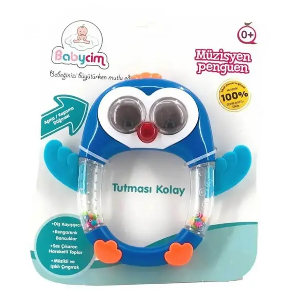 Babycim Sesli Penguen Çıngırak