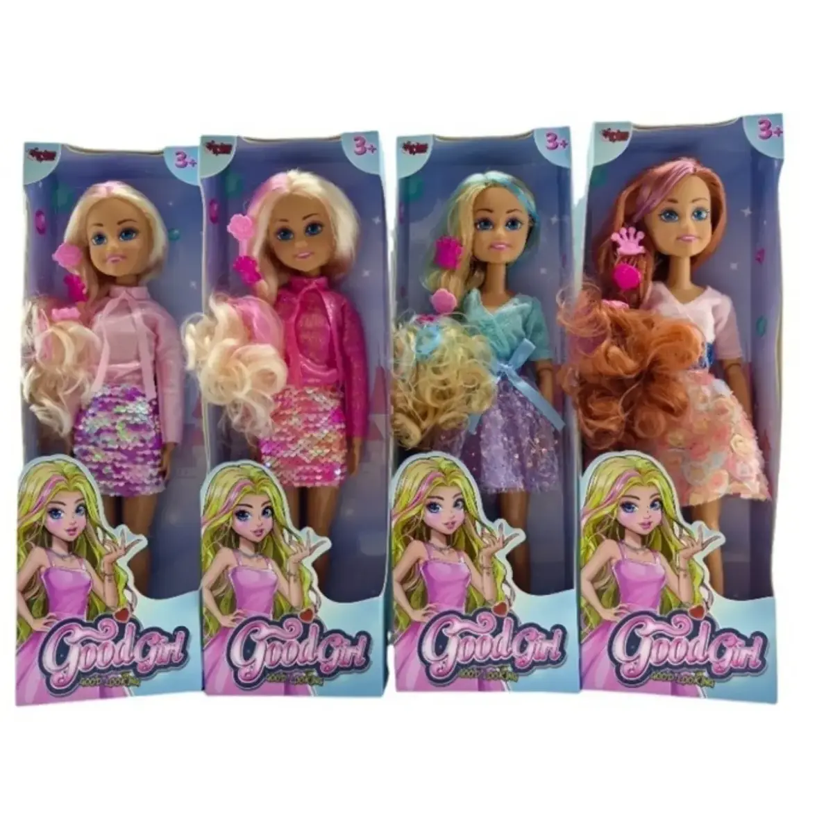 Vardem Kutulu 8 Asorti Manken Bebek 14inch 