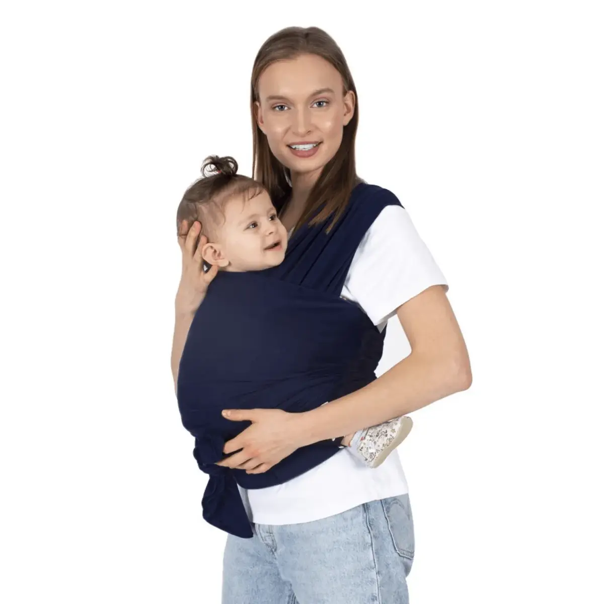 Sevi Bebe Bel Destekli Sling Lacivert Sevi Bebe Bel Destekli Sling Lacivert