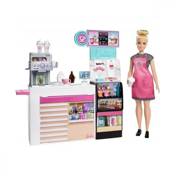 Barbie'nin Kahve Dükkanı Oyun Seti