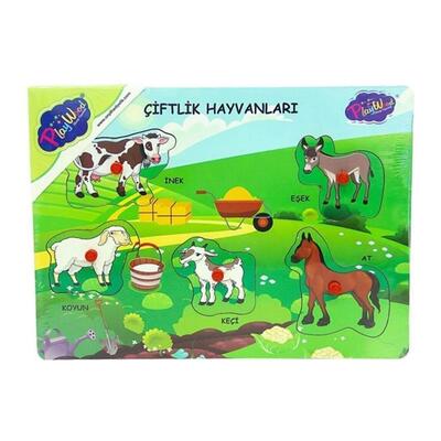 Ahşap Tutmalı Çiftlik Hayvanları