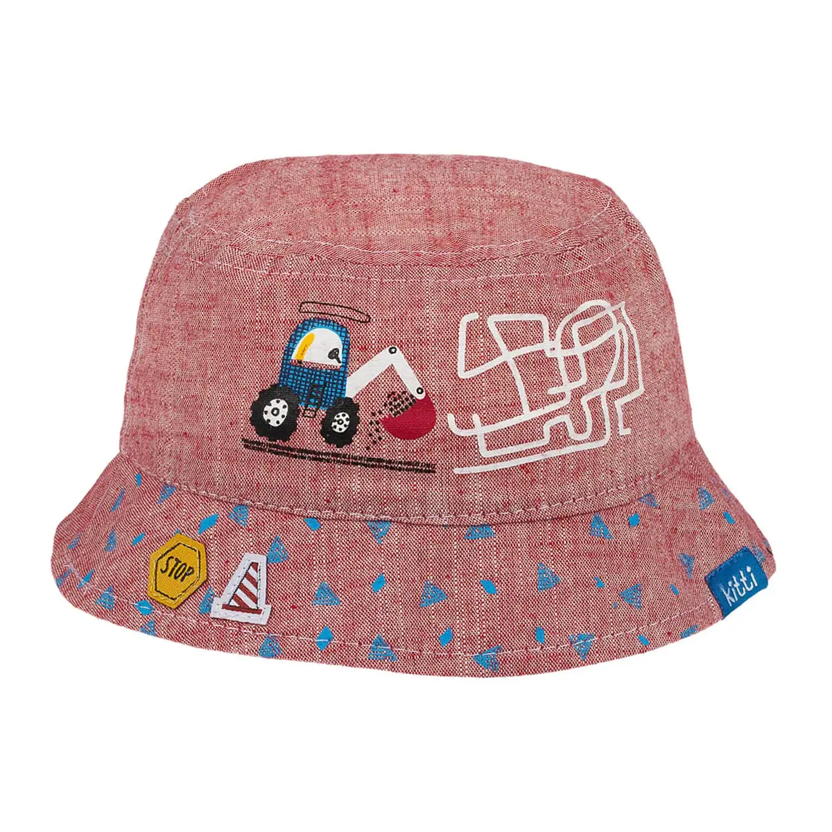 Kitti Şapka Fötr Kırmızı 0-18 Ay