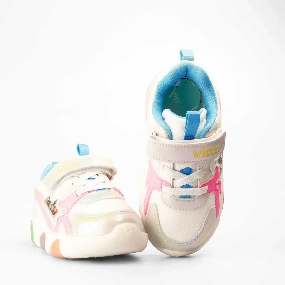 Vicco Queen Ayakkabı Spor Işıklı Phylon Beyaz