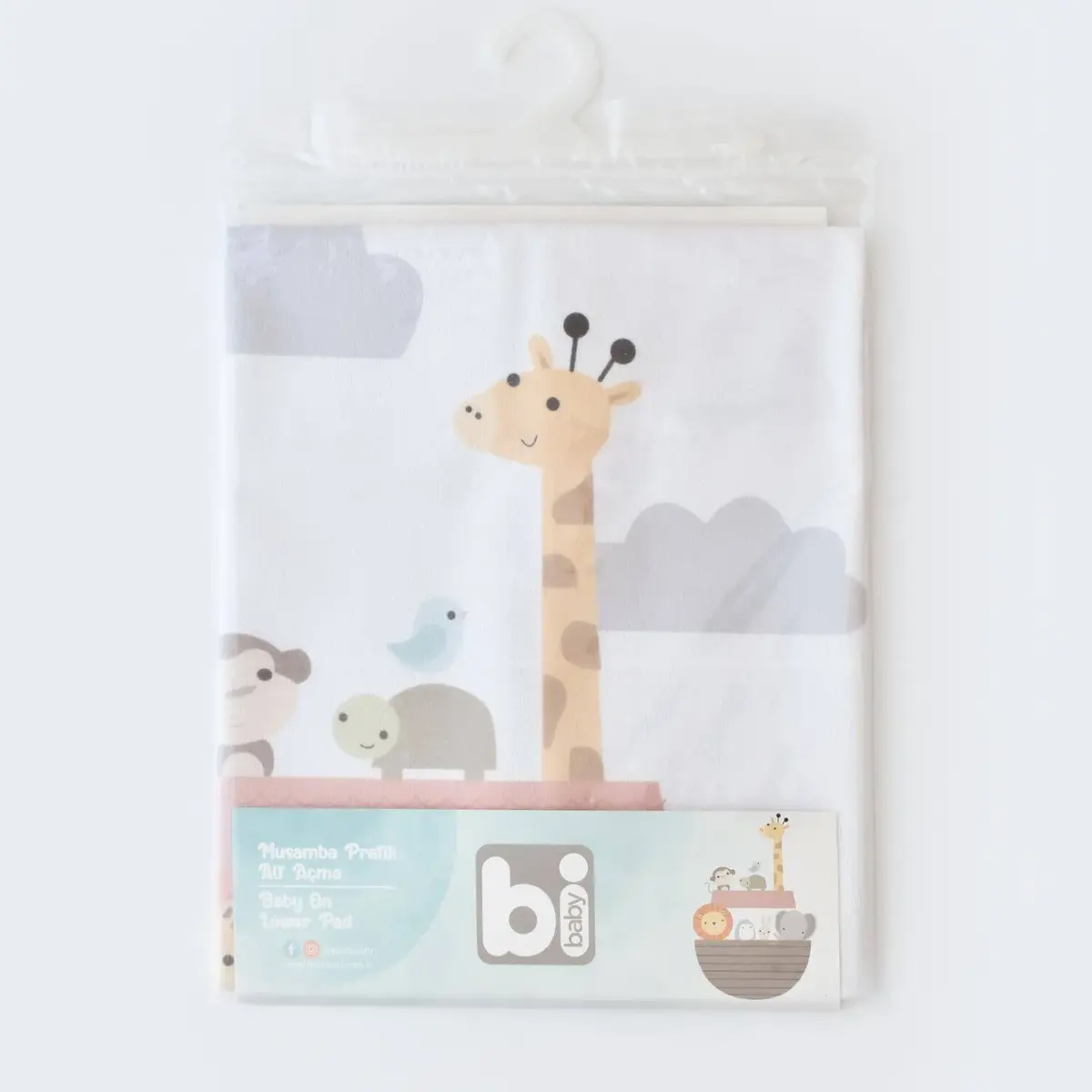 Bibaby Alt Açma Muşamba Animals On Board Ekru