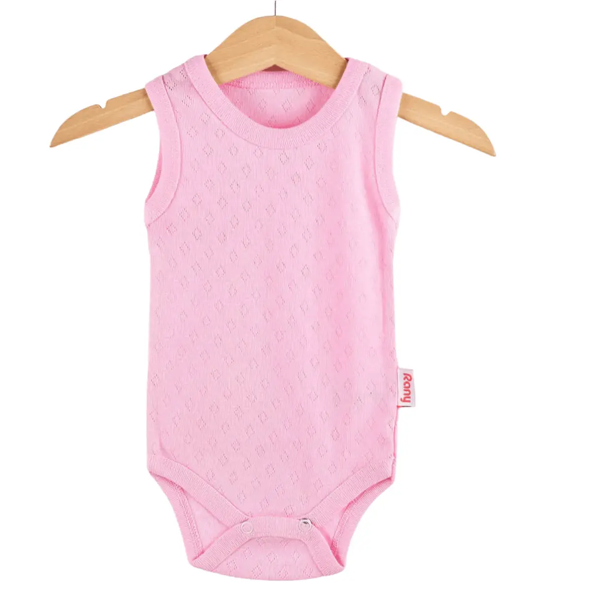 Rany Baby Kids Body İp Askılı Jakarlı Çocuk Pembe