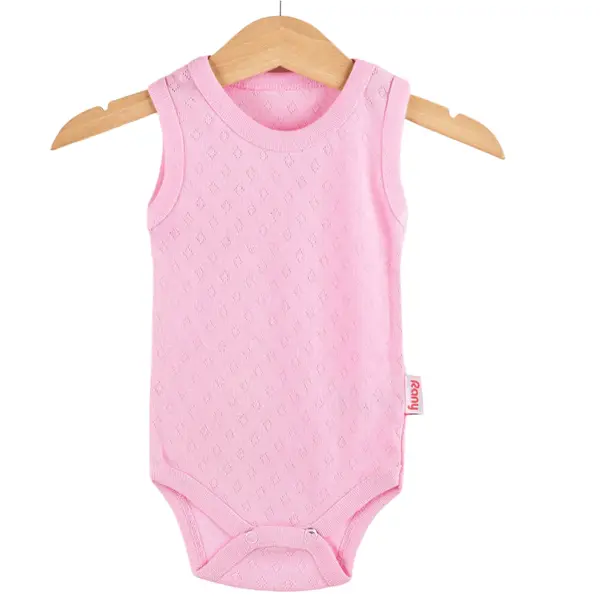 Rany Baby Kids Body İp Askılı Jakarlı Çocuk Pembe