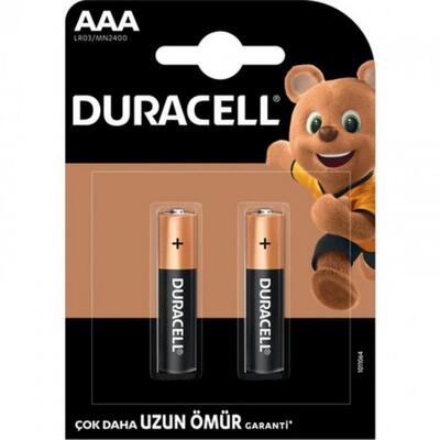 Duracell AAA İnce Kalem Pil 2li Kartela