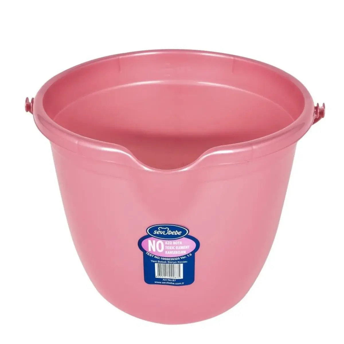 Sevi Bebe Bebek Banyo Kovası Somon - Pembe Sevi Bebe Bebek Banyo Kovası Somon - Pembe