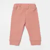 Bibaby Organik Pantolon Waffle Smile Kırmızı - Kahverengi