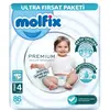 Molfix Premium Bebek Bezi 4 Beden Maxi 86lı Ultra Fırsat Paketi