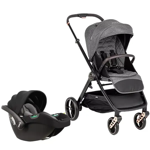 Kanz X-Go Ultimate Travel Sistem Bebek Arabası Rose Gold Gri