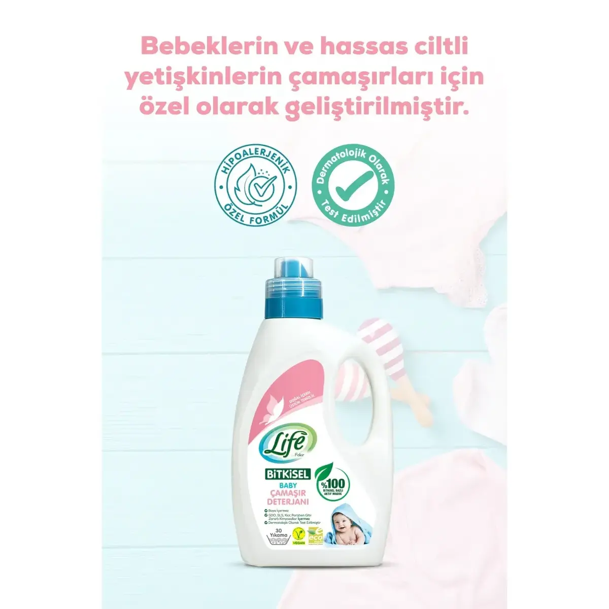 Life by Fakir Baby Bitkisel Bazlı Sıvı Çamaşır Deterjanı 1500 ml