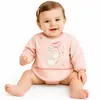 Sevi Bebe Kollu Mama Önlüğü Çiçekli Tavşan