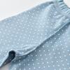 Bibaby Organik Zıbın Takımı Wild Flowers Prematüre Spring Blue