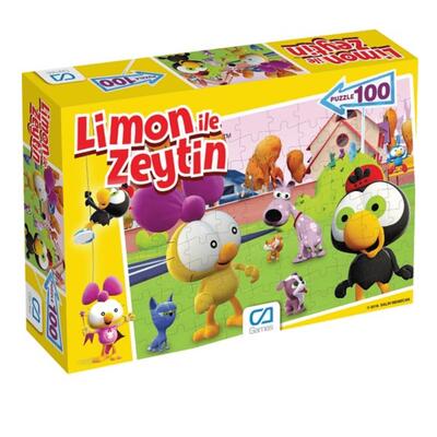 Ca Games Limon İle Zeytin Puzzle 100 Parça