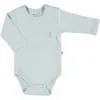 Bibaby Organik Body Uzun Kol Basic Nature Mavi